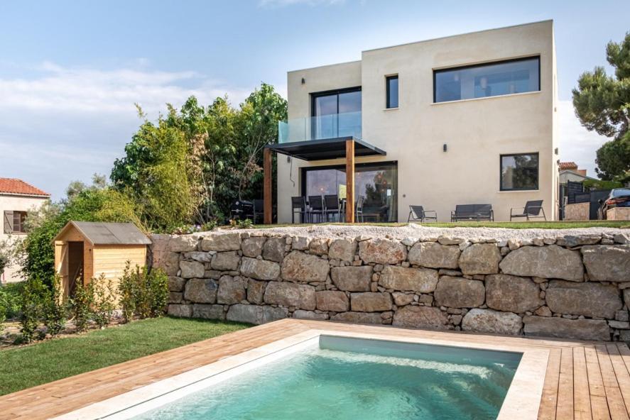 Magnifique villa contemporaine vue mer&montagne Saint-Paul-de-Vence Extérieur photo